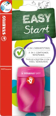 Immagine prodotto di Affilatore ergonomico per destrimani - STABILO EASYsharpener - 3 in 1 - rosa