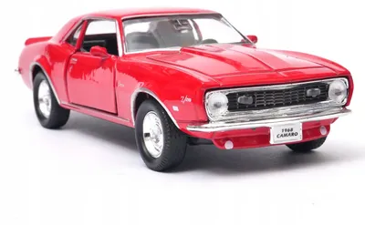 Obrázek produktu pro Welly 1968 Chevrolet Camaro Z28 model auta 1:34 červený
