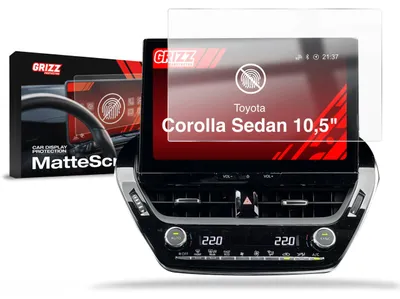 Produktbild von Matte Autodisplayfolie für Toyota Corolla Sedan 10,5" (2022-2026), Grizz Protector