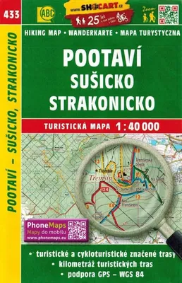 Produktbild von Wanderkarte Tschechien Pootavi, Susicko, Strakoncko