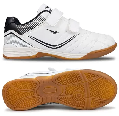 Produktbild von Jungen Hallenschuhe Sportschuhe Fußballschuhe Coras in Weiß Gr.38