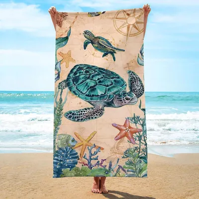 Produktbild von Strandtücher, Strandtuch Mikrofaser, Handtuch Schnelltrocknend, Microfaser Badetuch Groß,Strandhandtuch XXL,Beach Towel für Den Strand Poolgeeignet Yoga,180X90cm