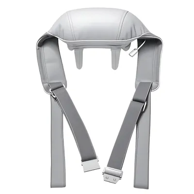 Produktbild von Happy home Nacken- & Schultermassager mit Wärme – 3D-Knetmassage, Freihand-Design 2 Modi & 3 Intensitäten Grau