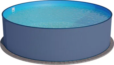 Produktbild von Basen ze stalową ścianką CF ANTRAZIT/Blue basen 450 x 122 cm bez akcesoriów antracyt/niebieski
