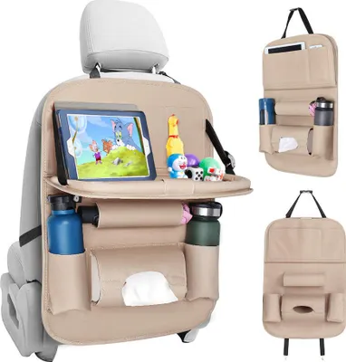 HONCENMAX Auto Rücksitz Organizer Mit Tablet Halte Produktbild-Vorschau 4