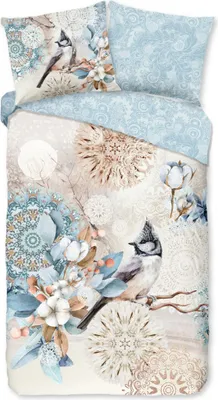 Zdjęcie produktu dla Muller Textiles 30488.99.03, Koc do nakrycia w zestawie, Poszewka na poduszkę dołączona
