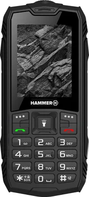 Produktbild von Hammer Rock Mobiltelefon Mit Tastatur – Robust Für Die Baustelle Robuste Ausführung