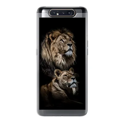Produktbild von MuchoWow® Handyhülle Schutzhülle Hülle für Samsung Galaxy A80 Löwe - Löwin - Porträt Silikon Softcase Handy Hülle - Schutzdeckel