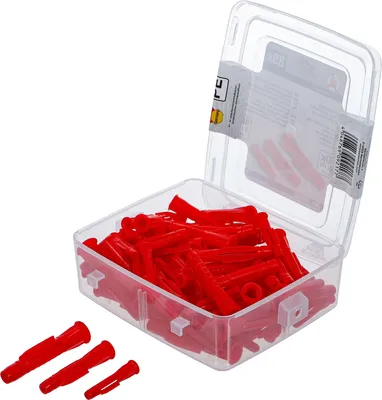 Produktbild von BGS TECHNIC Hohlraumdübel-Sortiment, 88086, 6-10 mm, 85-teilig