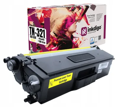 Produktbild von Inkdigo Toner TN321Y für Brother DCP-L8400CDN, DCP-L8450CDW, HL-L8250CDN, HL-L8350CDW – Gelb, 1500 Seiten,