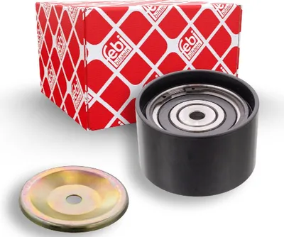 Produktbild von FEBI BILSTEIN 28244 Umlenkrolle Keilrippenriemen 80mm passend für MERCEDES-BENZ Citaro (O 530) Intouro (O 560) TRAVEGO (O 580) AXOR TOURINO (O 510)