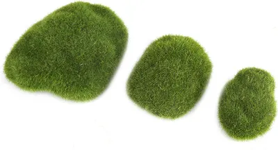 Zdjęcie produktu dla 12Pcs Zielony sztuczny mech Kamienie Symulacja trawy Bryophyte Bonsai Ogród DIY Dekoracja krajobrazu