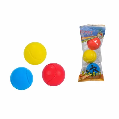 Immagine prodotto di Simba 107354316 - 3 Softbälle, Ersatzbälle, Softball Tennis, 7cm, Ballspiel, ab 3 Jahren