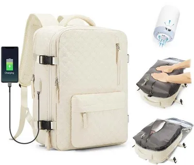Obrázek produktu pro Vakuový cestovní vak s vakuovým systémem, design airbagu, cestovní zavazadlo, vodotěsný