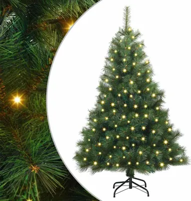 Immagine prodotto di vidaXL Albero di Natale artificiale con 150 LED verde 120 cm PE e PVC