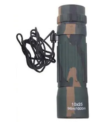 Produktbild von MFH 34603T 10 X 25 Monocular Monokular, 10-fache Vergrößerung, 25mm Objektivdurchmesser, 96m Sehfeld auf 1000m