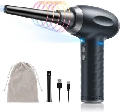 Image de Aspirateur sans fil noir à 3 vitesses