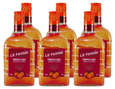 Produktbild von Le FavoriTriple Sec Orangenlikör (6 x 0,7L)