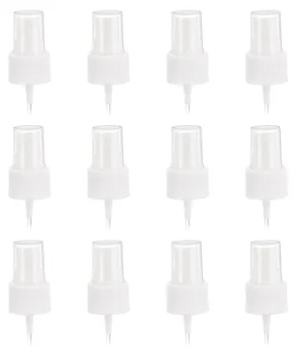 12 weiße Sprühköpfe 24/410 Feinsprühzerstäuber, Kunststoff