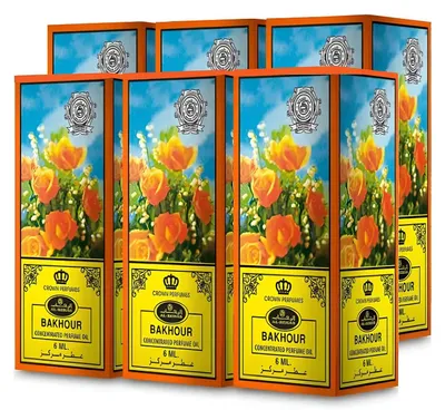 Productafbeelding van Bakhoor Parfumolie Set - 6 x 6ml Oosterse Geuren