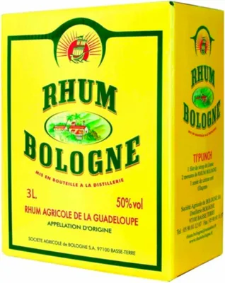 Image de Bib 3L Rhum Blanc Bologne 50 ¡