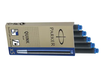 Produktbild von Parker - Tintenmuster Parker Quink Permanent Blau | Sich ein 5 -Stück schnappen