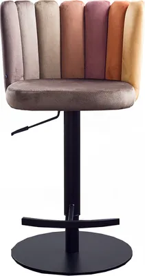 Produktbild von KAWOLA Barhocker JADA Drehstuhl höhenverstellbar Velvet braun