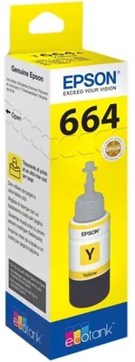 Produktbild von Epson T6644 - 70 ml - Gelb - original - Nachfülltinte - für EcoTank ET-14000, ET-16500, ET-2500, ET-2550, ET-2600, ET-2650, ET-3600, ET-4500, ET-4550