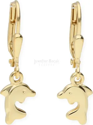 Produktbild von Kinder Ohrringe Gold 333 Delfin JL14-06-0443 JuwelmaLux