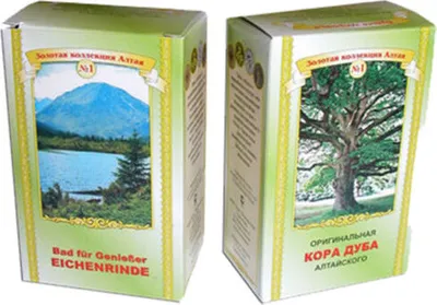 Produktbild von Eichenrinde Quercus Cortex 50g Badekräuter Altai Bad Kräuter кора дуба