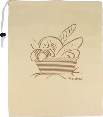 Zdjęcie produktu dla Bawełniany worek na pieczywo METALTEX 34x43cm