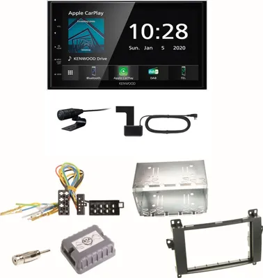 Produktbild von Kenwood DMX5020DABS Android Auto CarPlay Einbauset für Mercedes Vito Viano W639