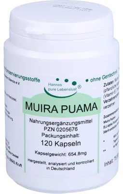 Produktbild von Muira Puama + E Kapseln, 120 St. Kapseln