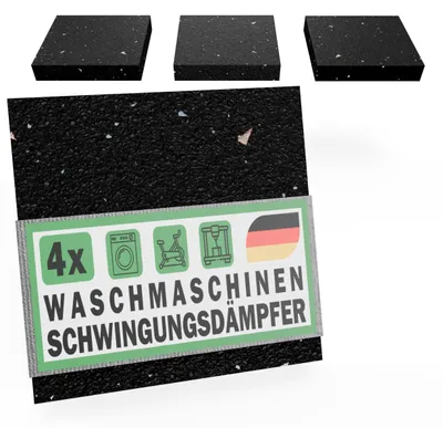 Trillingsdämpfer Waschmaschinenmatte 4 Stück Anti-Vibrationsmatte