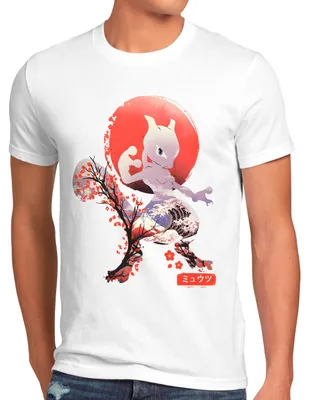 Produktbild von BaumwolleCloud Psychic Mewto Herren T-Shirt monster game online