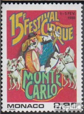 Produktbild von Briefmarken Monaco 1989 Mi 1940 (kompl.Ausg.) postfrisch Zirkusfestival