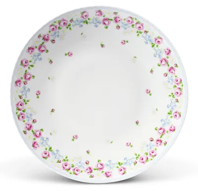 Produktbild von Leander Teller flach, 26 cm, RoseLine, Blumen, Leander, Tschechisches Porzellan