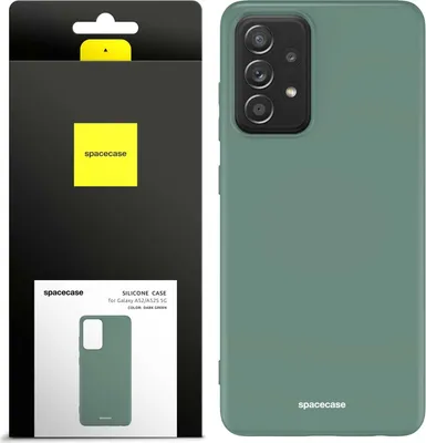 Image de Coque en silicone SPACECASE Coque en silicone pour Galaxy A52/A52s Vert