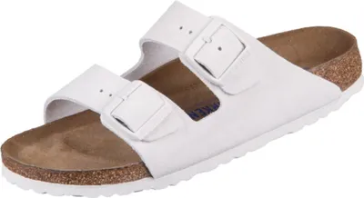 Produktbild von Birkenstock Arizona SFB VL Weichbettu Pantolette Beige in Gr. 42