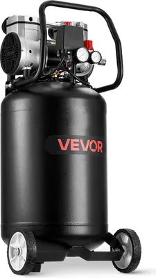 Immagine prodotto di VEVOR Compressore ad aria compressa 50 L, compressore d'aria 2 HP, 113 L/min a 6,2 bar, pressione massima 8 bar, serbatoio senza olio, ideale per riparazioni auto, gonfiaggio pneumatici, lavori di verniciatura, lavori in legno e inchiodatura