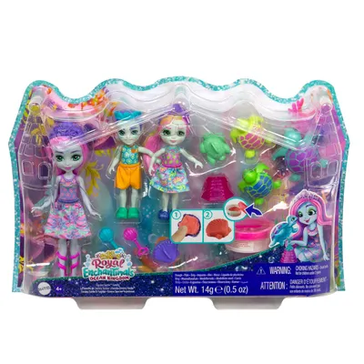 Obrázok produktu pre Royal Enchantimals HCF95, Malá bábika, Mužská a ženská (sada), 4 rok / roky, Dievča, 99 mm, Viacfarebný
