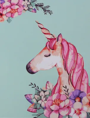 Produktbild von Malen nach Zahlen Malen nach Zahlen Set 40x50cm - Einhorn auf Leinwand