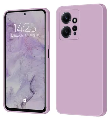 Produktbild von Hülle für Xiaomi Redmi Note 12 Case Cover Bumper Smartphone Softgrip Schutzhülle Farbe: Lila
