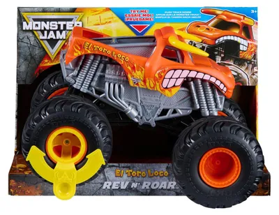 Zdjęcie produktu dla Monster Jam MNJ VHC Rev n Roar El Toro Loco GML, Monster Truck, 3 lat(a), Plastik, Czarny, Pomarańczowy