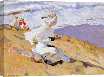 Obrázek produktu pro Leinwandbild - Joaquín Sorolla y Bastida, Zachycení okamžiku - 80x60 cm