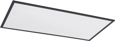 Produktbild von Lindby LED-Panel Nelios, 120 x 60 cm, CCT, schwarz, Metall
