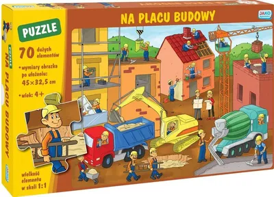 Immagine prodotto di Puzzle 70 In un cantiere edile