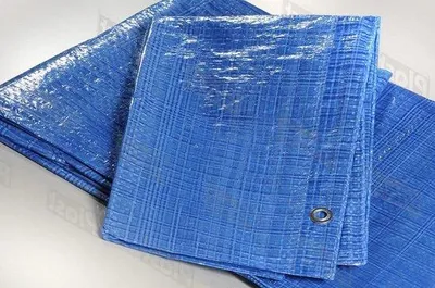 Image de Bâche bleue imperméable 6 x 8 m