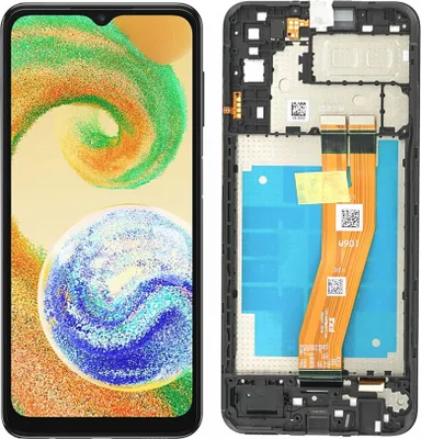 Produktbild von Original Samsung Galaxy A04e A042F LCD Display Touchscreen Bildschirm Rahmen Schwarz & Werkzeug