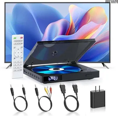 Produktbild von Kompakter 1080p-HDMI-DVD-Player für alle Regionen mit USB-Unterstützung und Wiedergabespeicherung